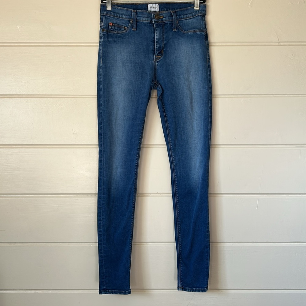 Hudson Nico Mid-Rise Super Skinny Jeans – Size 28 – FRWL Shade